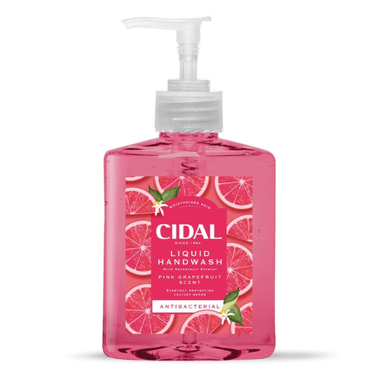 Cidal Anti Bacterial Liquid Handwash - Pink Grapefruit - 250ml