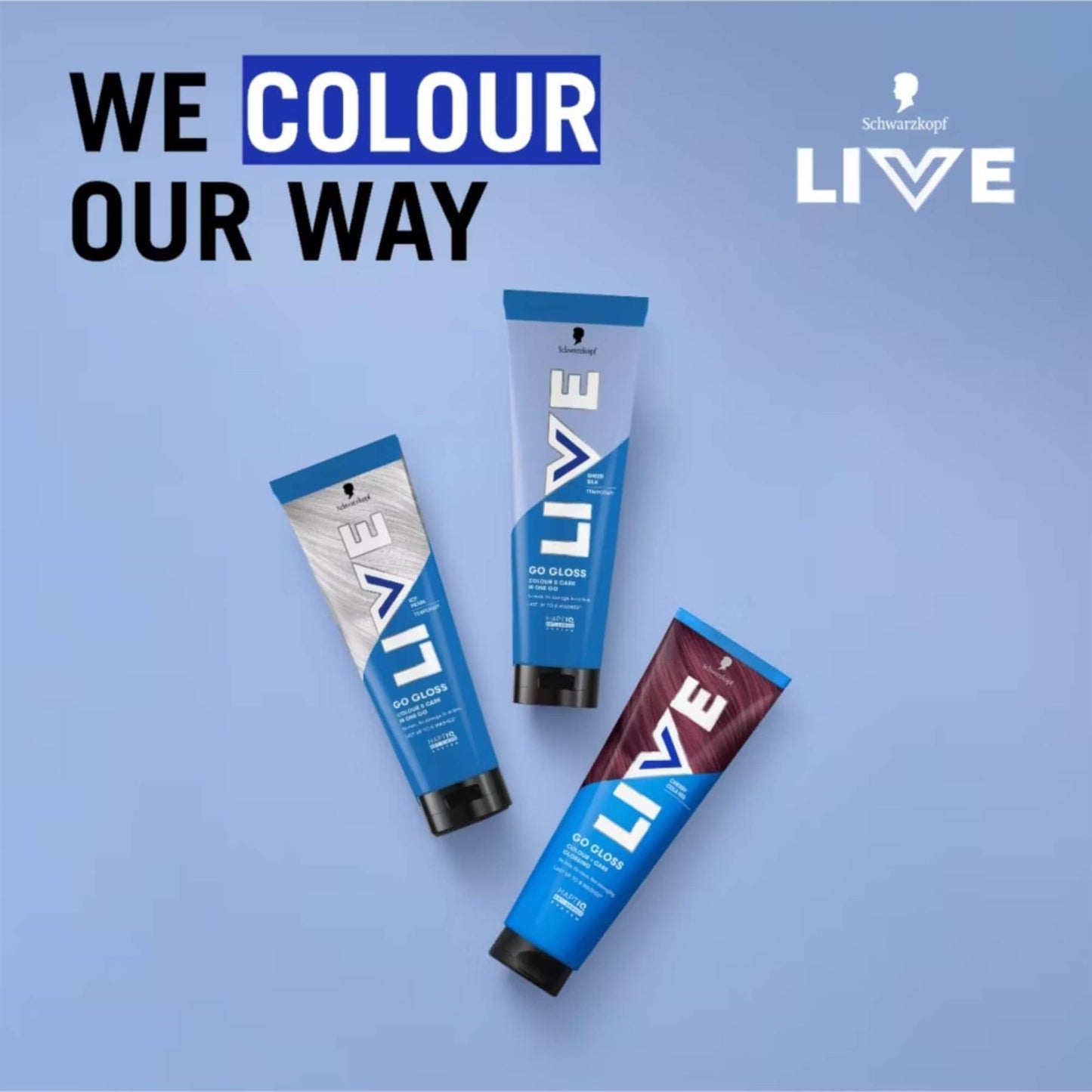 Schwarzkopf LIVE Go Gloss Sheer Silk Colour & Shine Hair Gloss 150ml