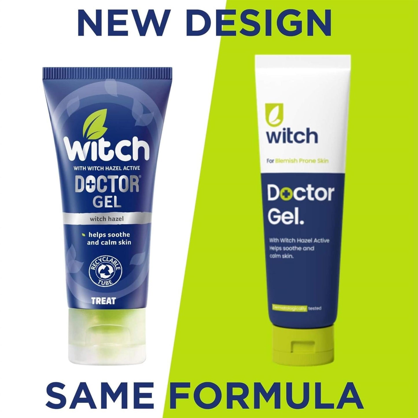 Witch Doctor Skin Treatment Gel - 35ml - Antibacterial Witch Hazel for Spots