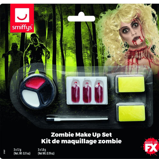 Smiffy's Make Up FX Zombie Face Paint Kit