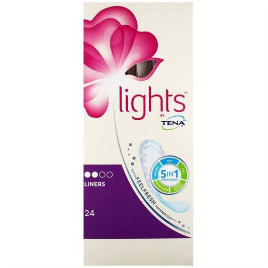 Tena Liner Lights 5 in 1 - 24 Pack