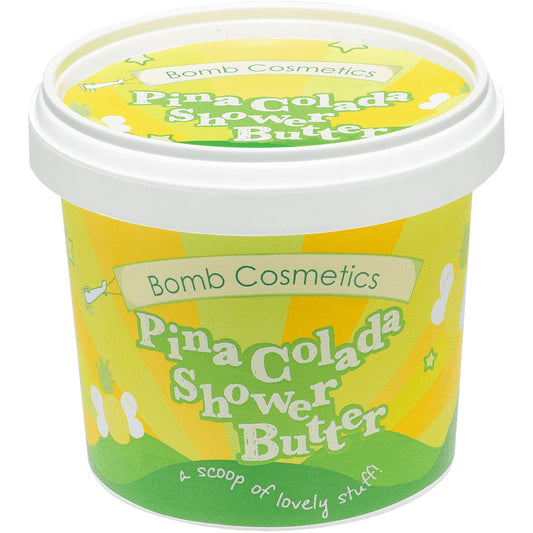 Bomb Cosmetics Cleansing Shower Butter - Pina Colada - 365ml