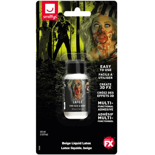 Smiffy's Create 3D FX Zombie Liquid Latex - Beige
