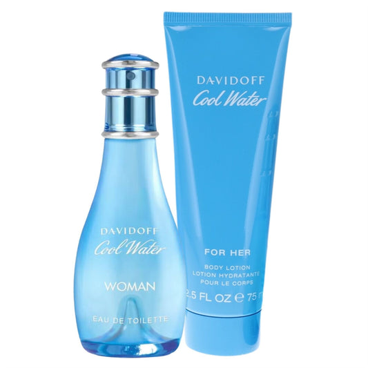 Davidoff Cool Water Gift Set for Her - 30ml EDT / 75ml Body Lotion