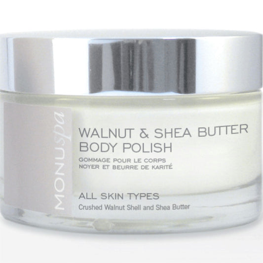 Monuskin Spa Walnut And Shea Body Polish - 180ml