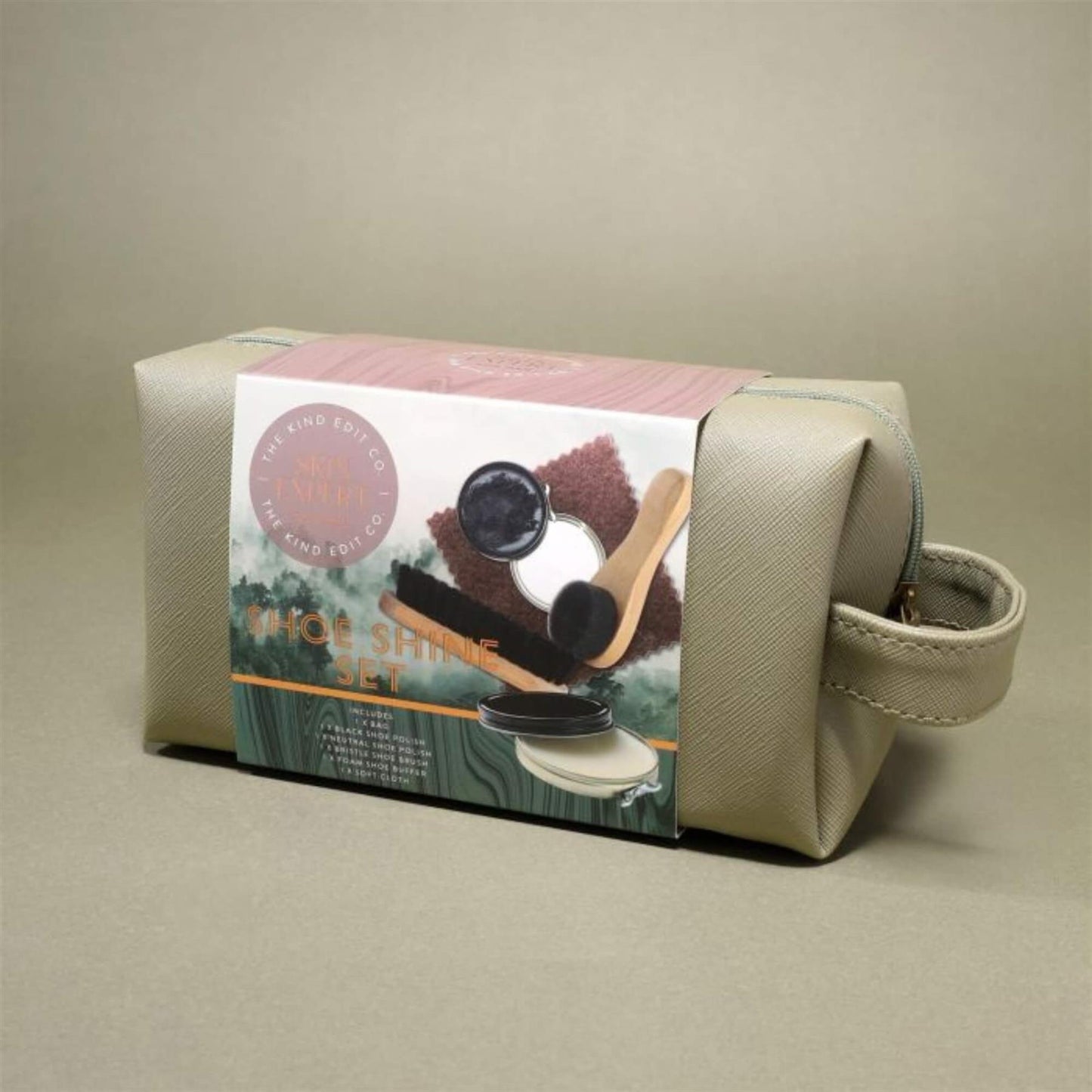 The Kind Edit Co. Shoe Shine Gift Set For Men