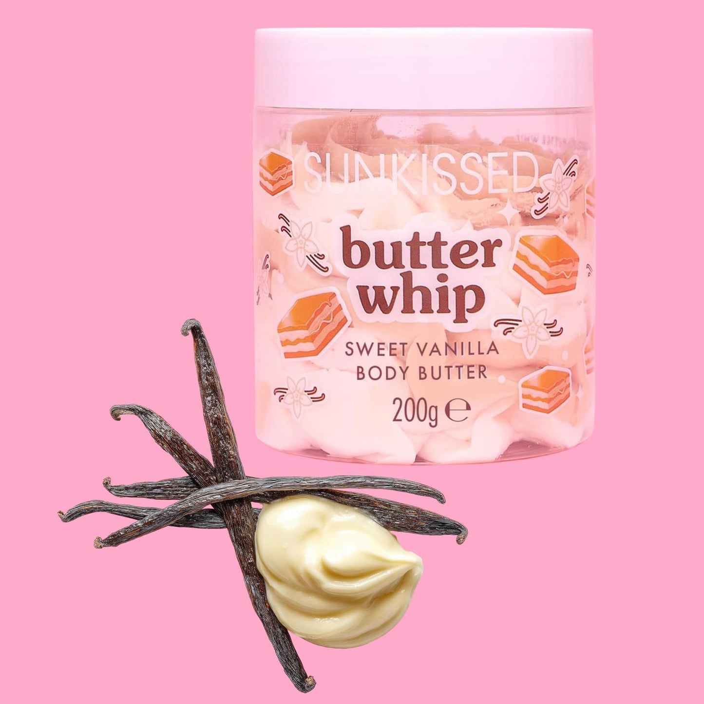 Sunkissed Butter Sweet Vanilla Whipped Body Butter 200g