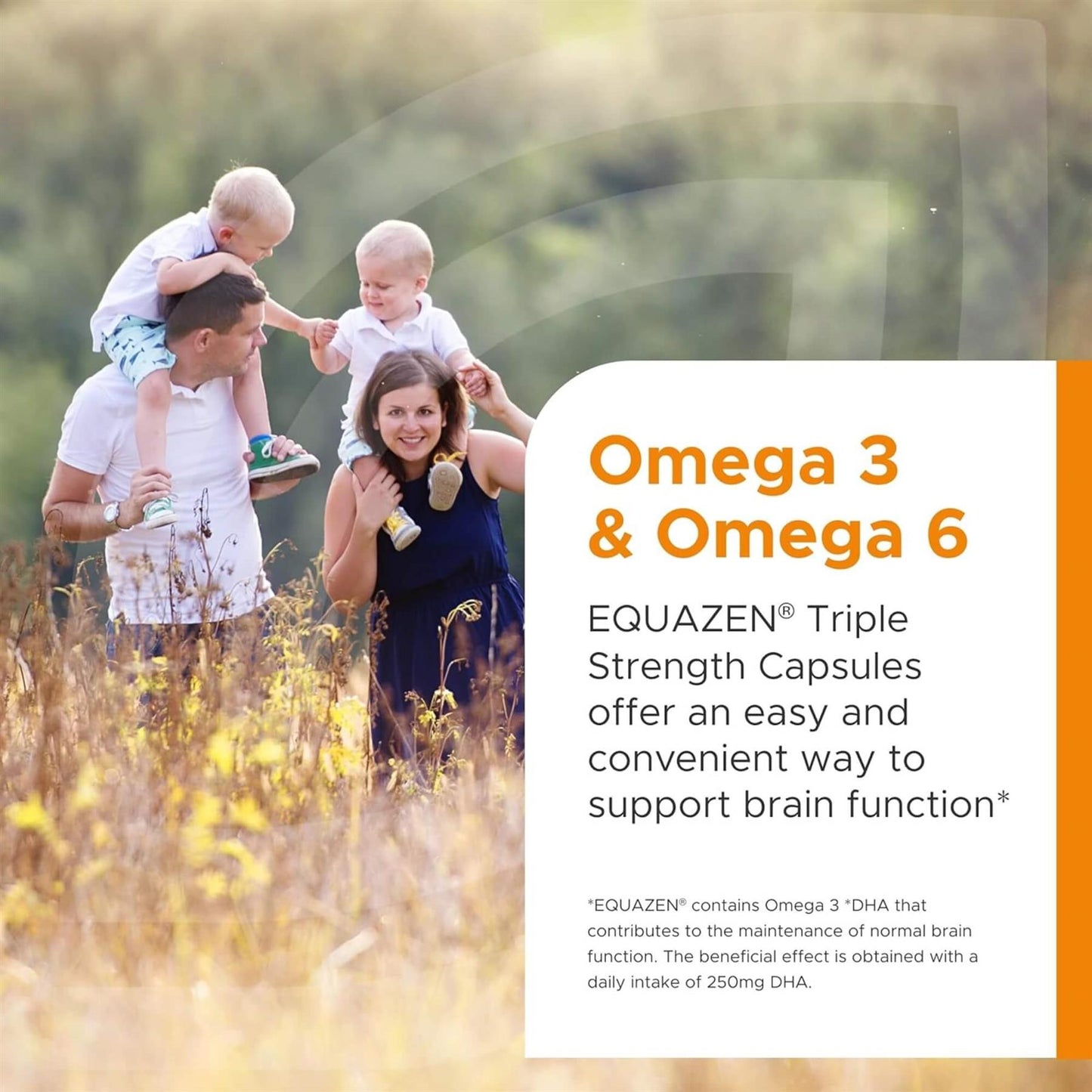 Equazen Triple Strength Capsules - Omega 3 & 6 Supplement - 60 Capsules