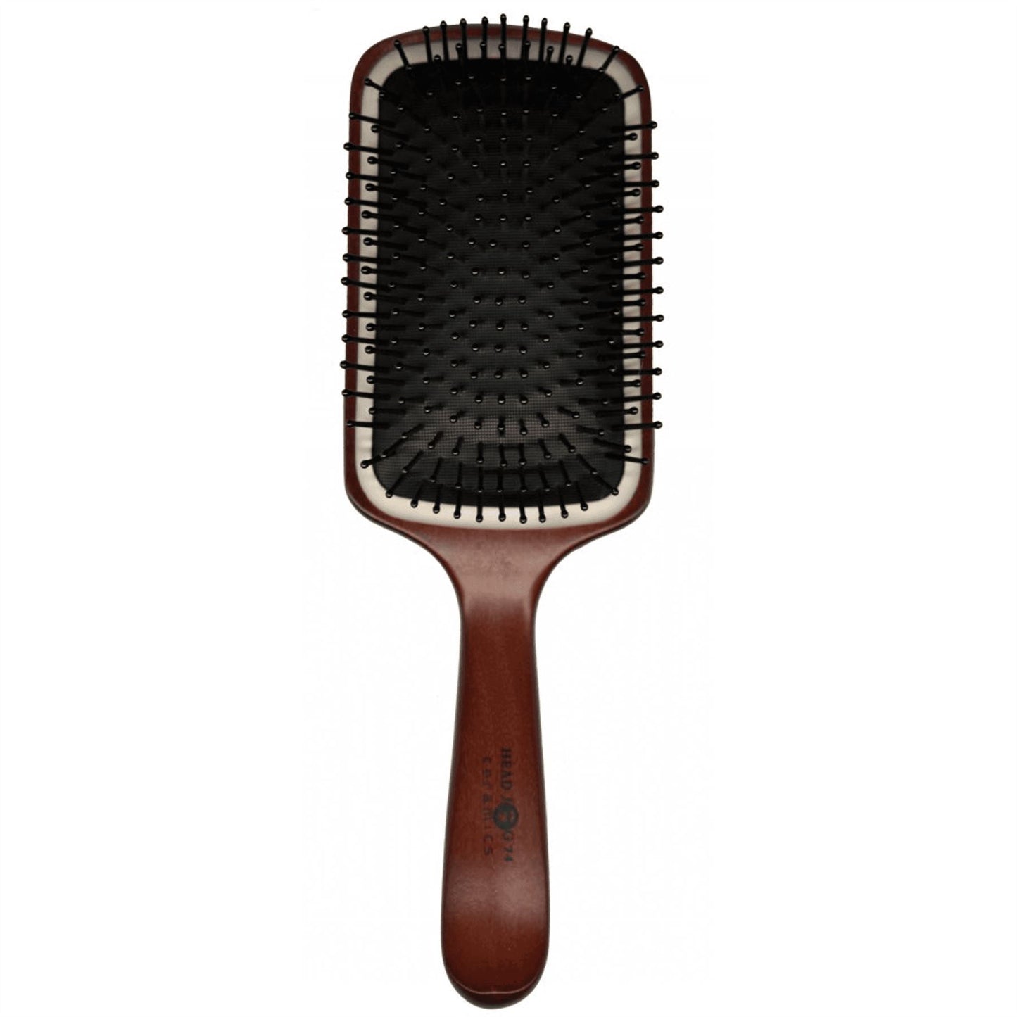 Head Jog Ceramic Paddle Brush - 74 Brown
