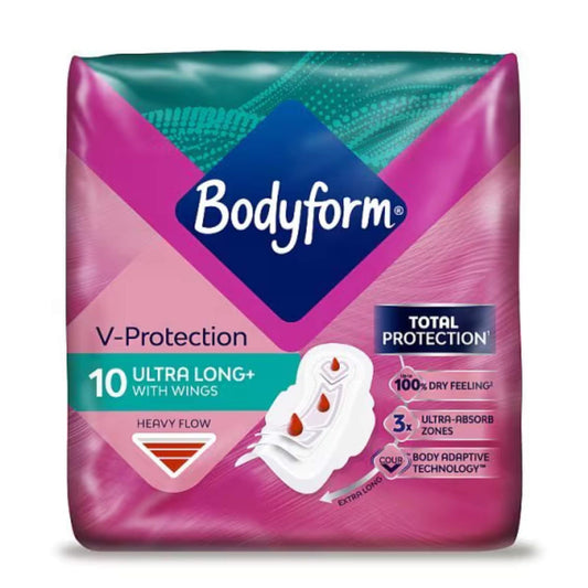 Bodyform Ultra Long Sanitary Towels Wings 10 pack