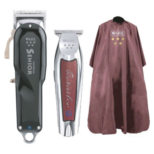 Wahl 5 Star Cordless Senior Hair Clipper and Detailer Trimmer Kit