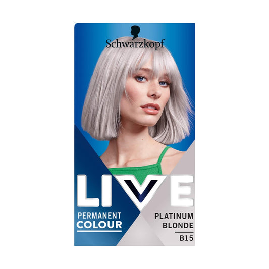 Schwarzkopf Live Intense Hair Colour - Platinum Blonde B15
