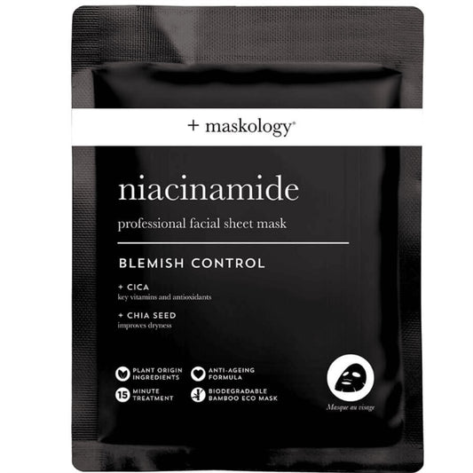Maskology Niacinamide Blemish Control Professional Face Sheet Mask