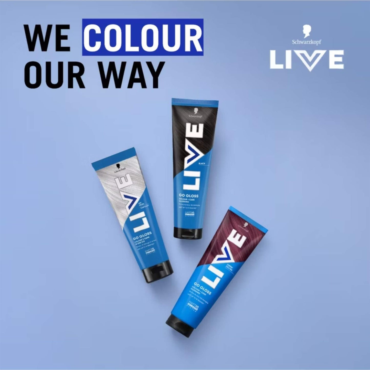Schwarzkopf LIVE Go Gloss Onyx Colour & Shine Hair Gloss 150ml
