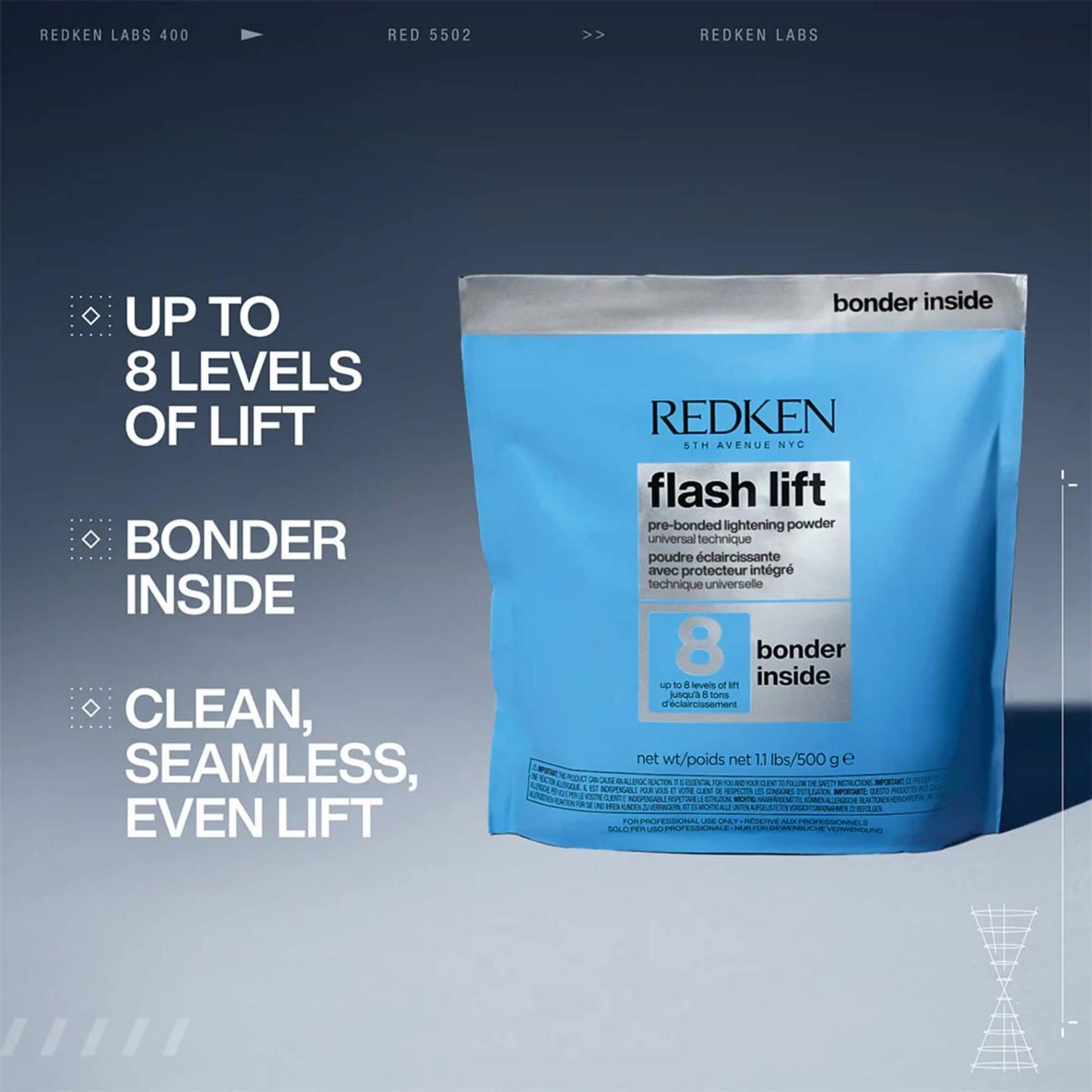 Redken Flash Lift Bonder Inside Lightening Powder - 500g