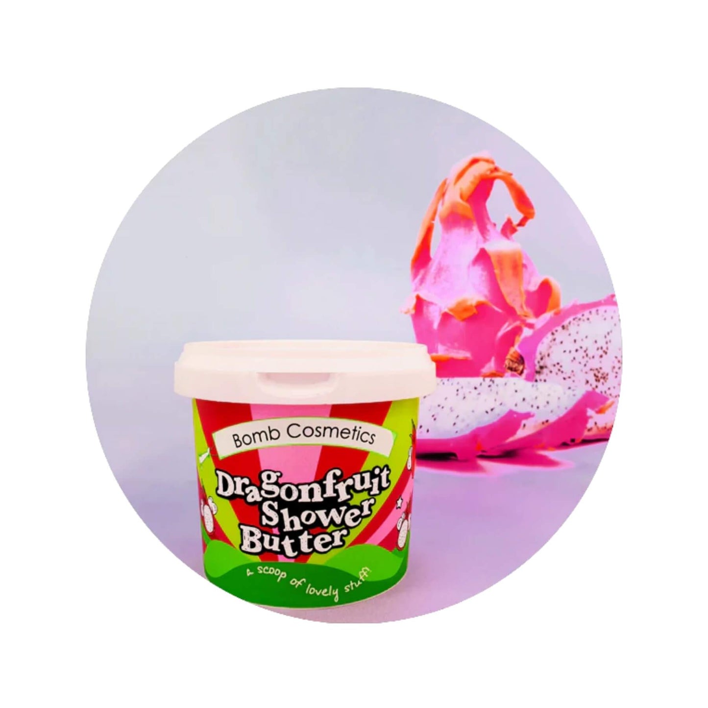 Bomb Cosmetics Cleansing Shower Butter - Dragonfruit
