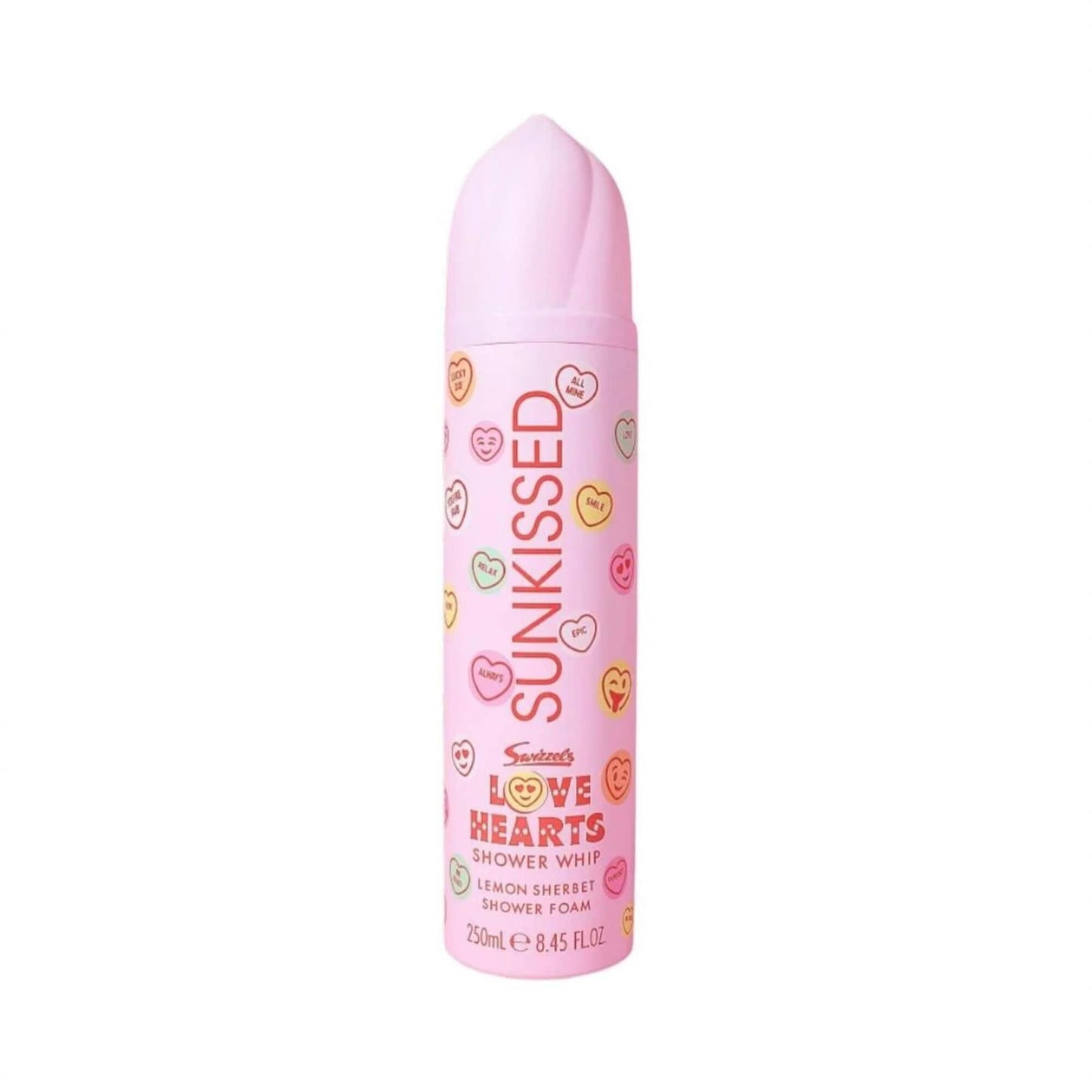 Sunkissed x Love Hearts Shower Whip Lemon Sherbet Shower Foam 250ml