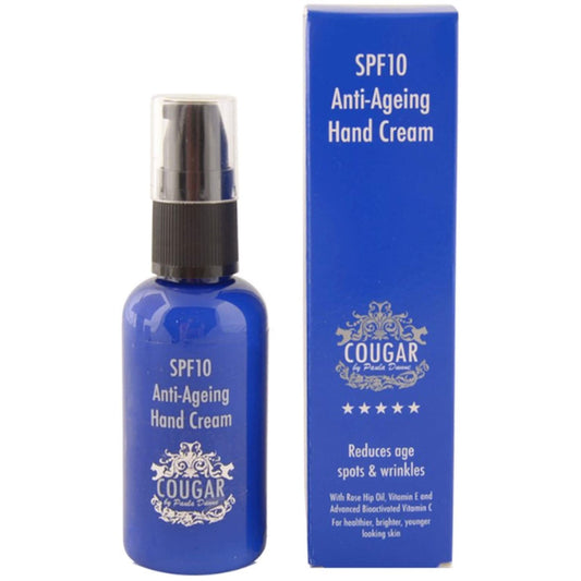 Cougar Beauty SPF10 Anti-Ageing Hand Cream - 50ml