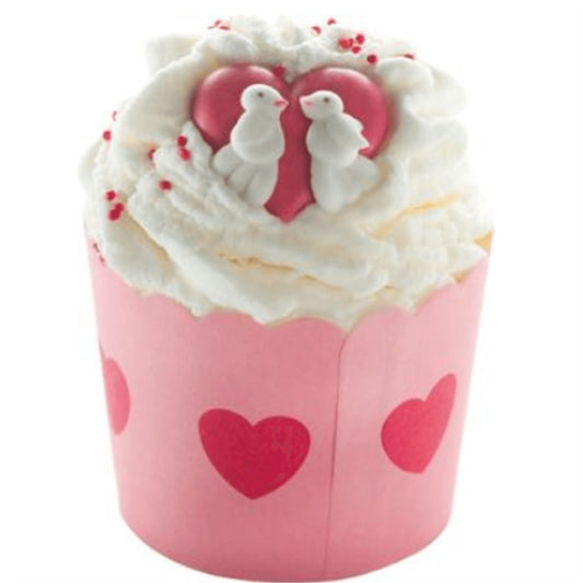 Bomb Cosmetics Bath Mallow - Jar of Hearts Cocoa Swirl