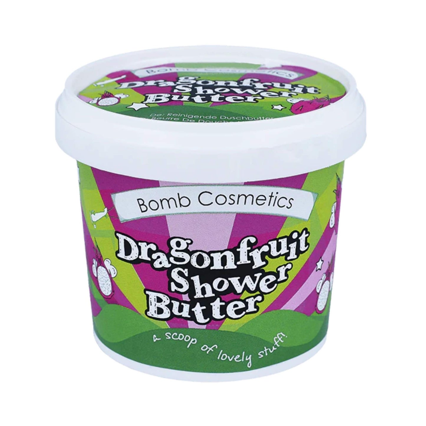 Bomb Cosmetics Cleansing Shower Butter - Dragonfruit