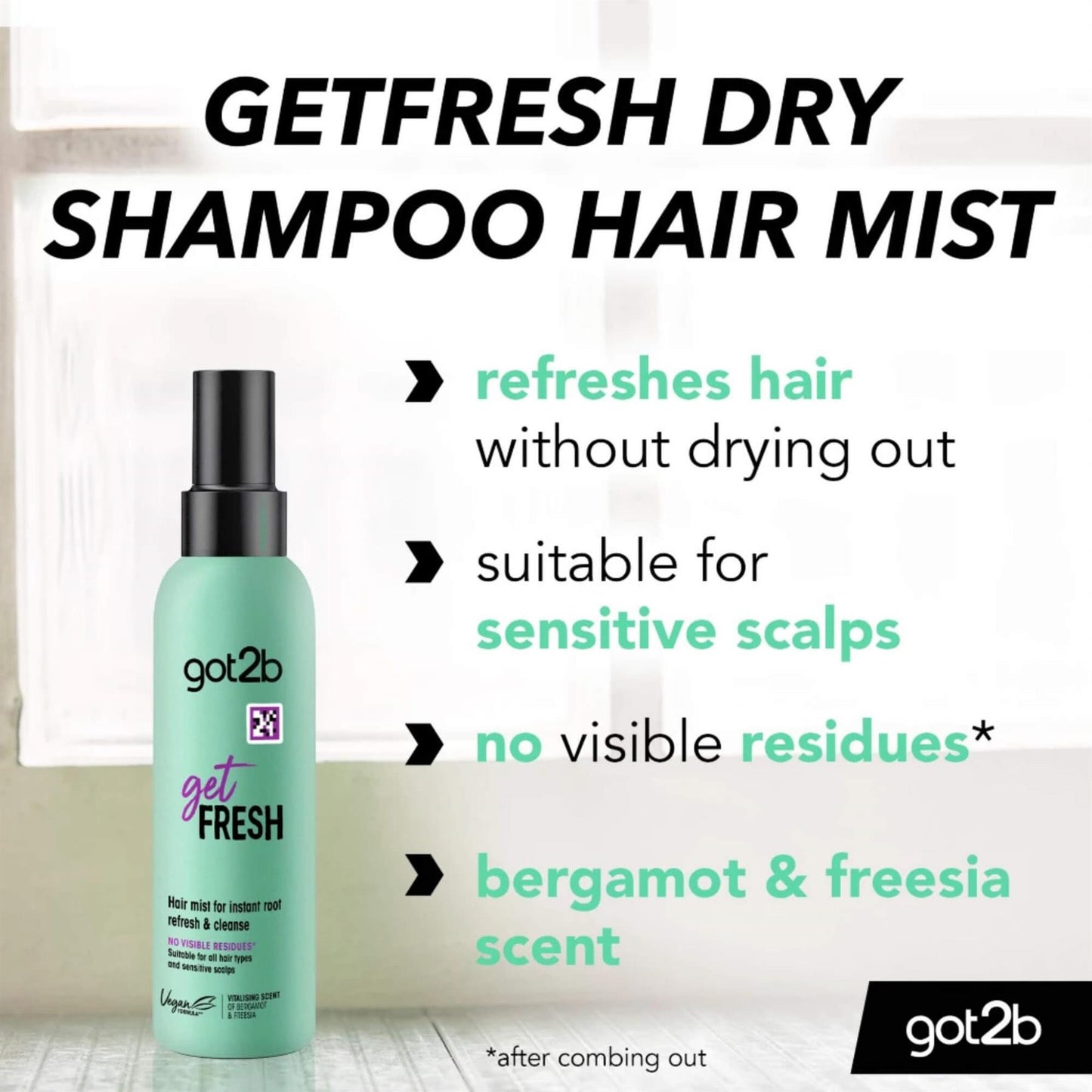 got2b Get Fresh Dry Shampoo Hair Mist 150ml