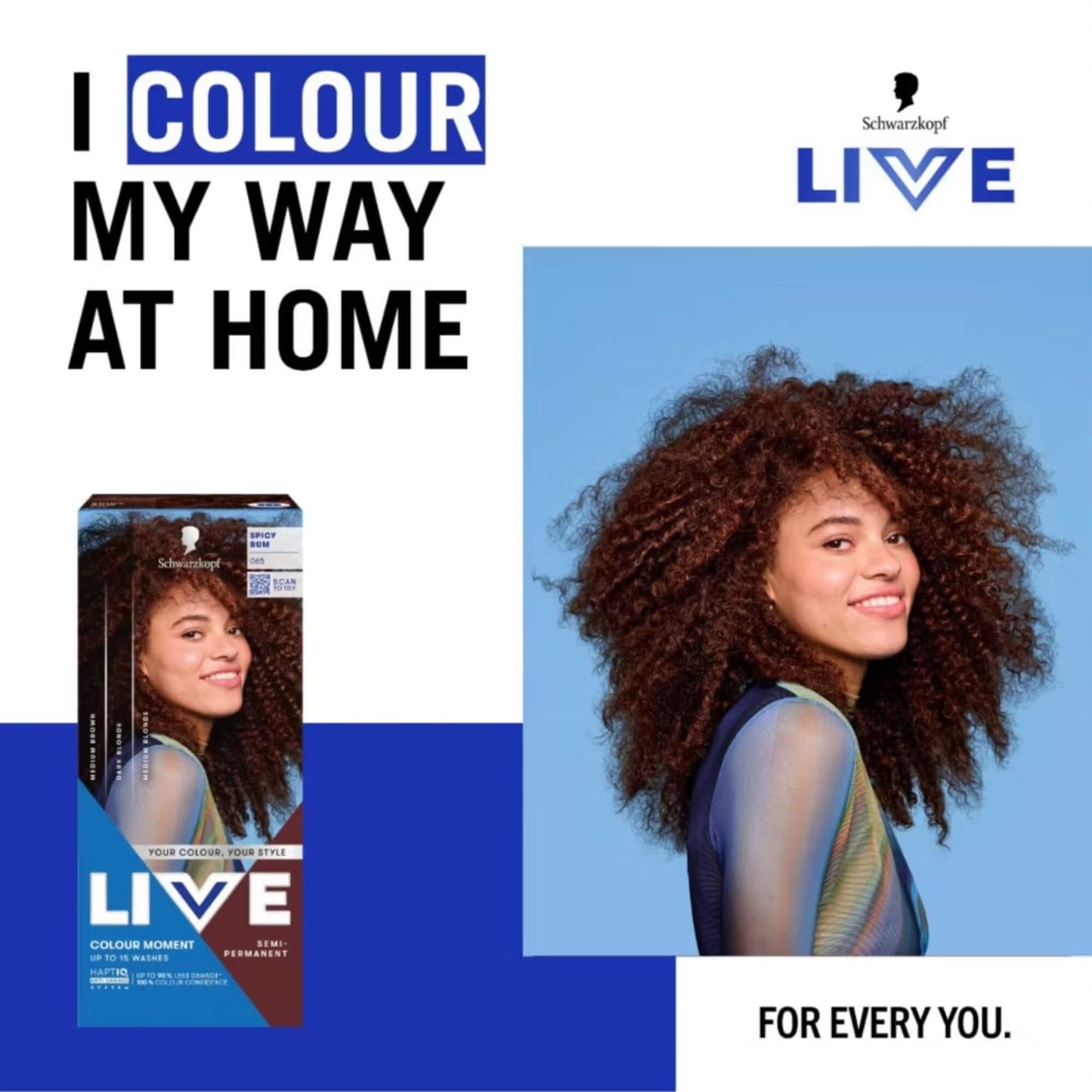 Schwarzkopf LIVE Colour Moment 065 Spicy Rum Semi-Permanent Hair Dye