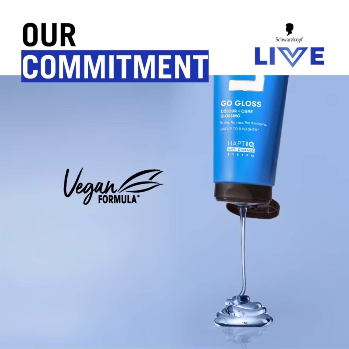 Schwarzkopf LIVE Go Gloss Sheer Silk Colour & Shine Hair Gloss 150ml
