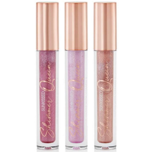 Sunkissed Shimmer Queen Lip Gloss - Pack of 3