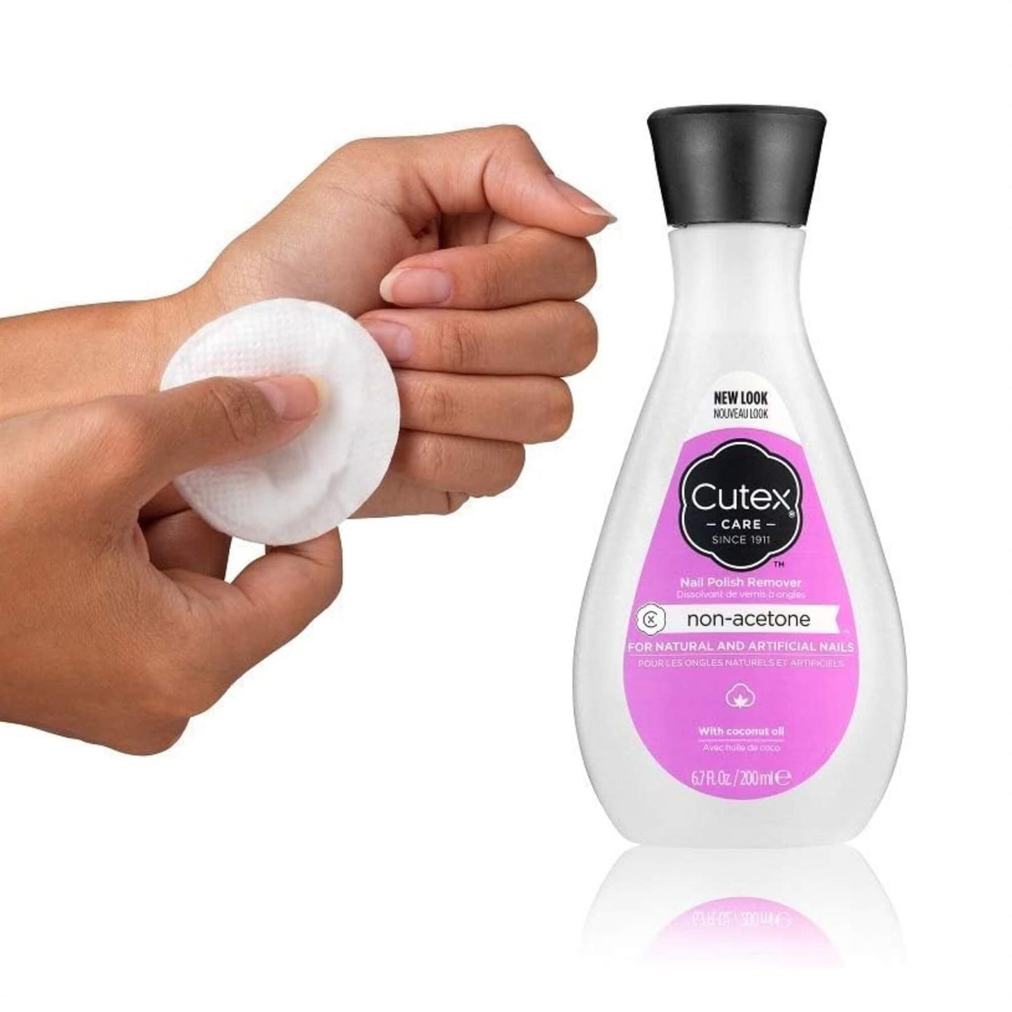 Cutex Non-Acetone Nail Polish Remover - Safe for Artificial & False Nails