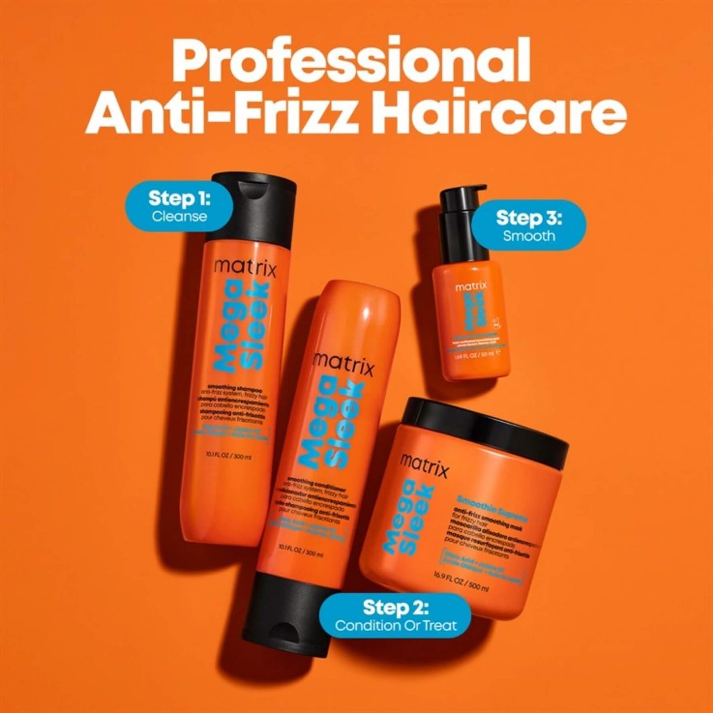 Matrix Mega Sleek Smoothie Supreme Anti-Frizz Smoothing Mask 500ml