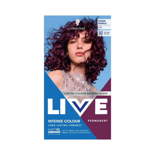 Schwarzkopf LIVE Intense Colour 046 Cyber Purple Permanent Hair Dye