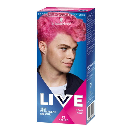 Schwarzkopf Live Hair Color for Men - Neon Pink 093
