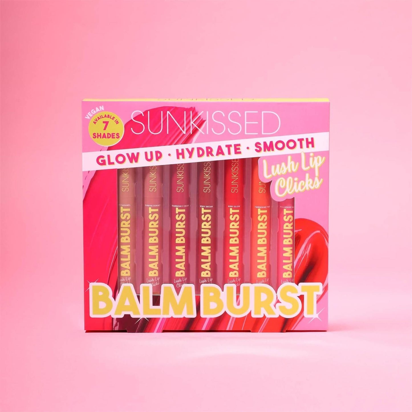 Sunkissed Balm Burst Lush Lip Clicks Gift Set 7 Pack
