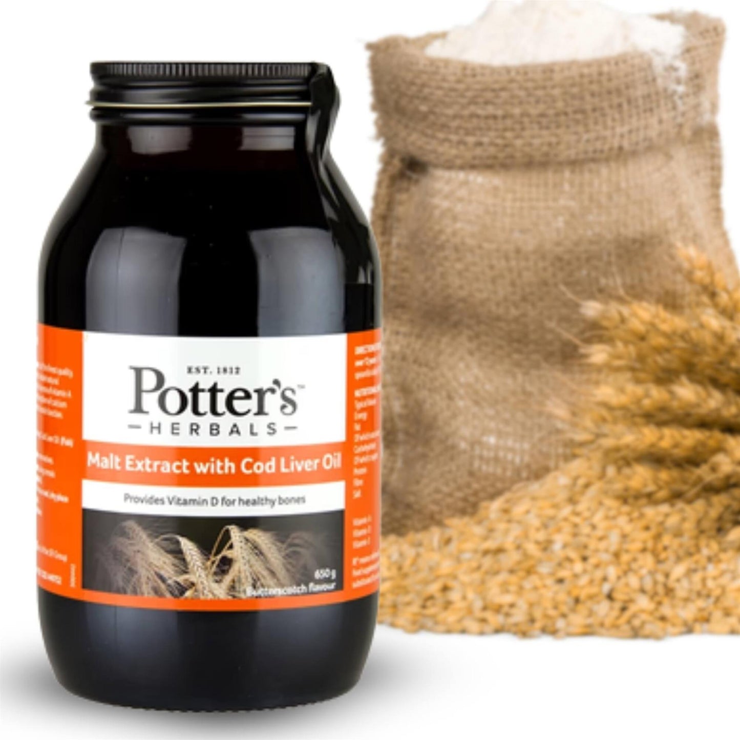 Potter's Malt Extract with Cod Liver Oil 650g