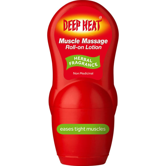 Deep Heat Muscle Massage Roll On Lotion - 50ml