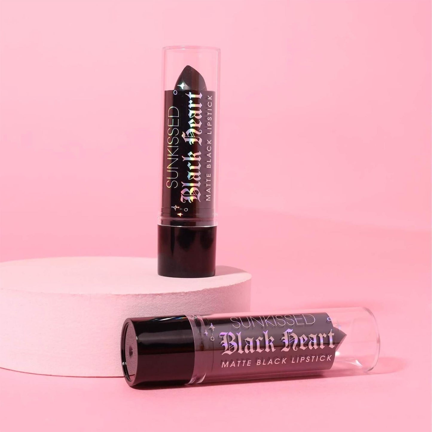 Sunkissed Black Heart Matte Black Lipstick
