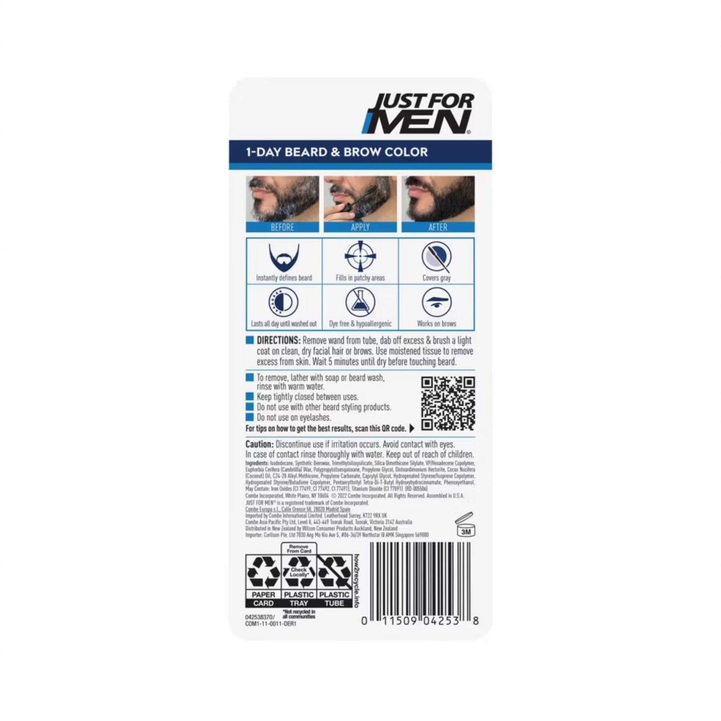 Just For Men 1-Day Beard & Brow Colour 9ml