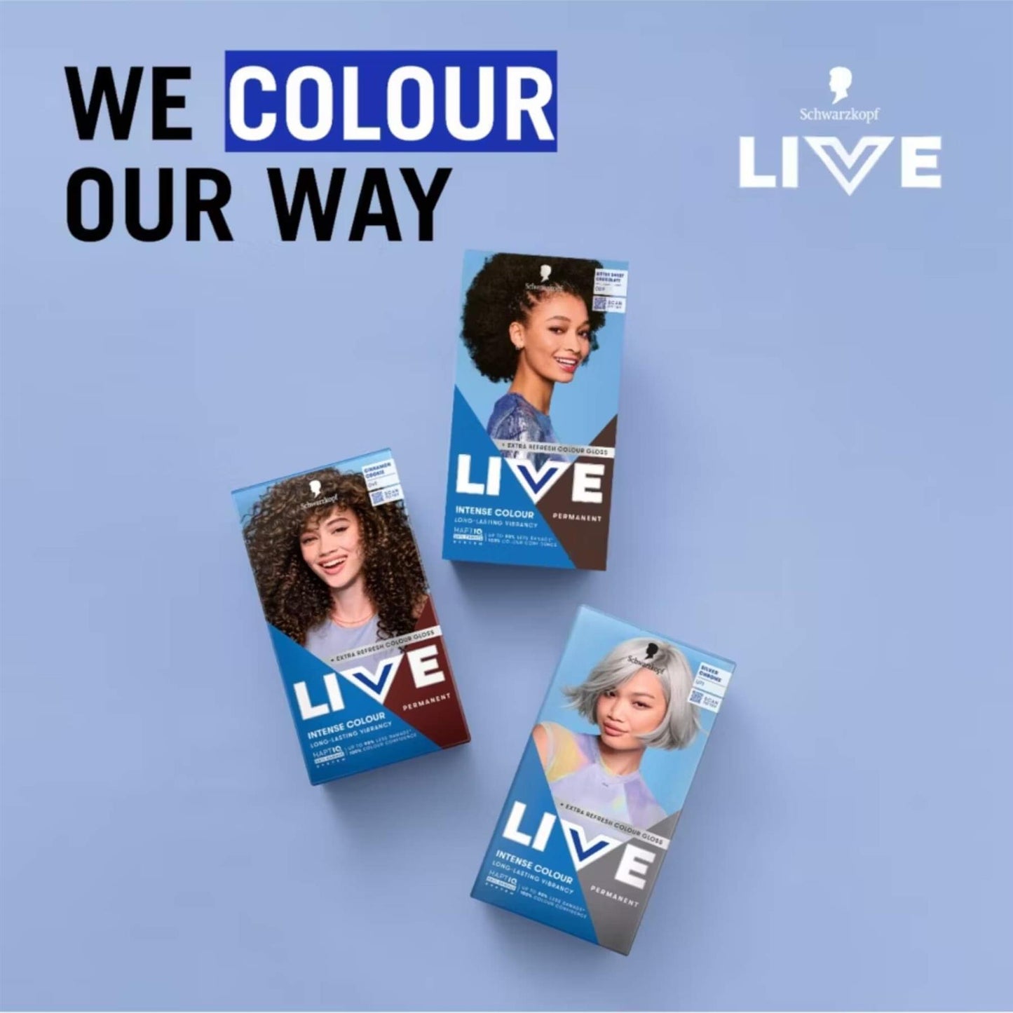 Schwarzkopf LIVE Intense Colour 089 Bitter Sweet Chocolate Permanent Hair Dye