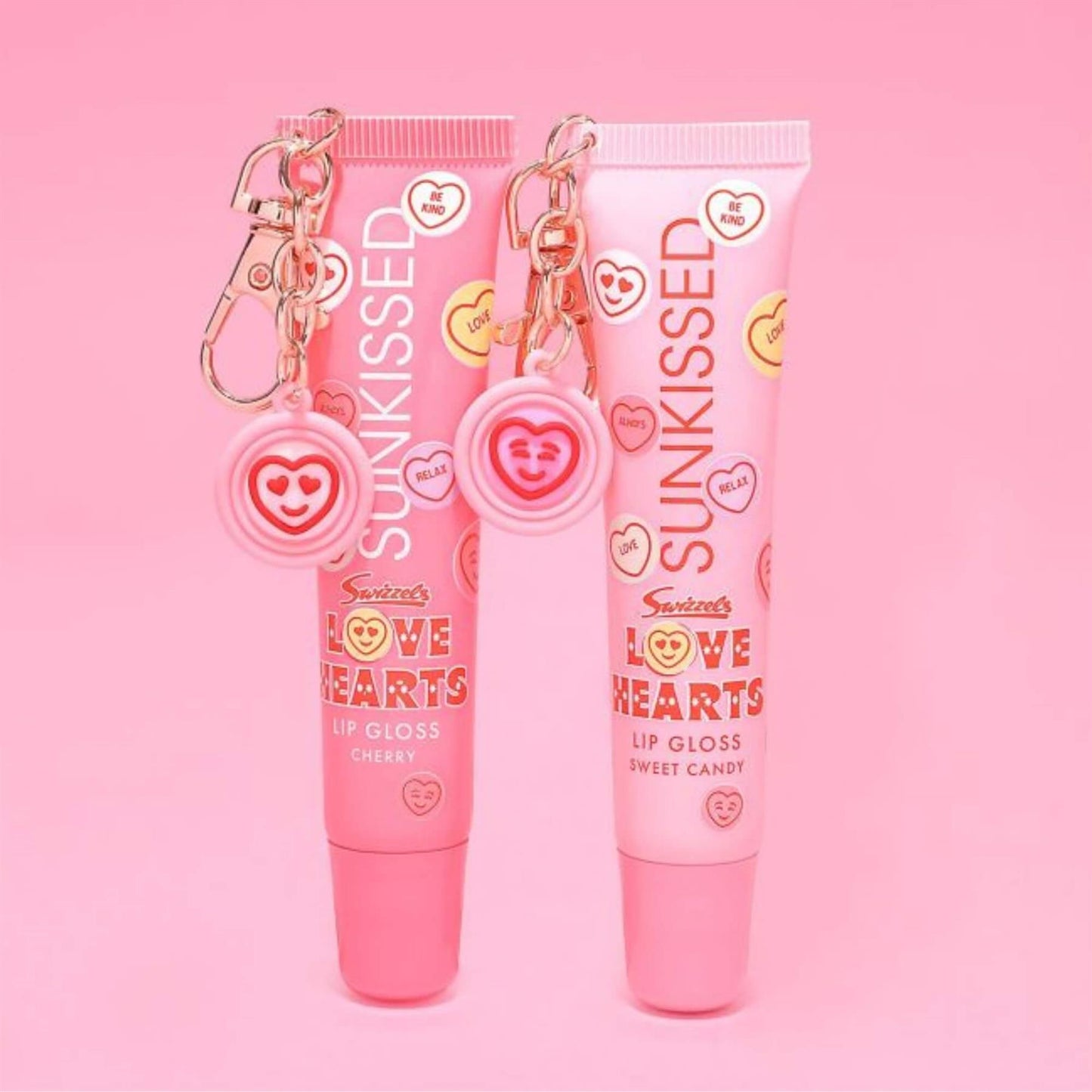 Sunkissed X Love Hearts Lip Gloss 2 x 16ml