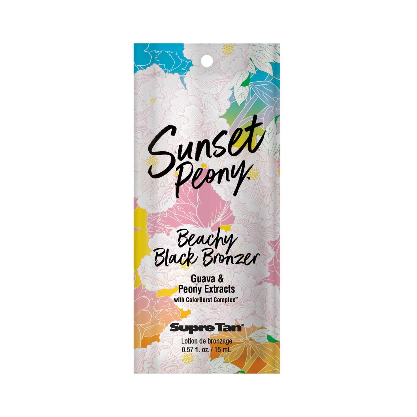 Supre Tan Sunset Peony Beachy Black Bronzer Tanning Lotion