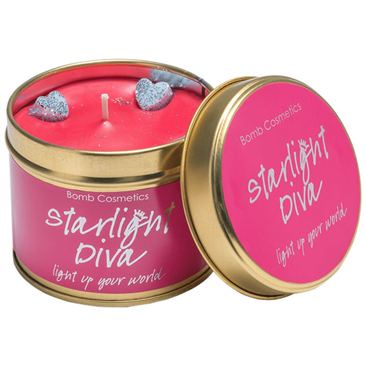 Bomb Cosmetics Tin Candle - Starlight Diva