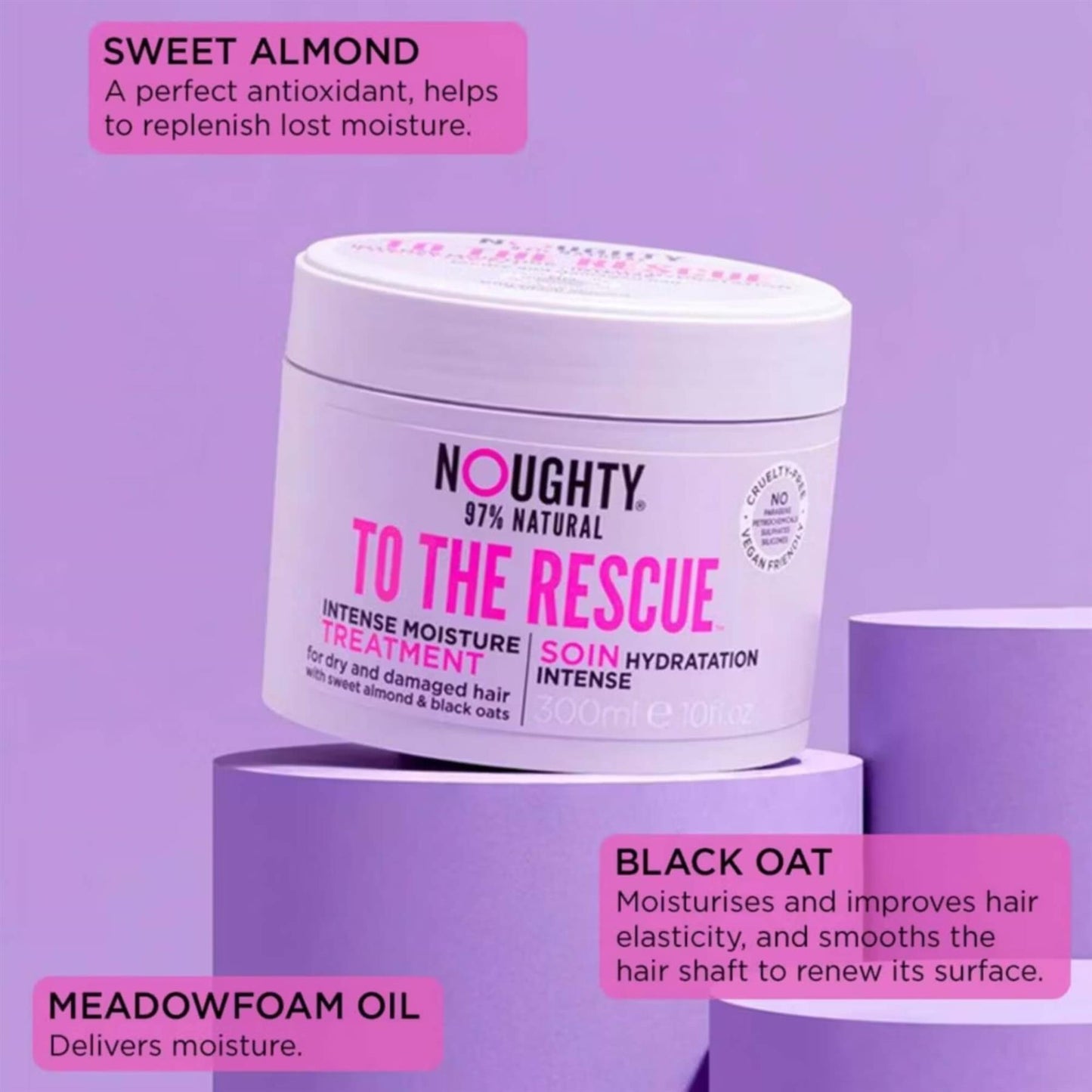 Noughty To The Rescue Intense Moisture Treatment 300ml