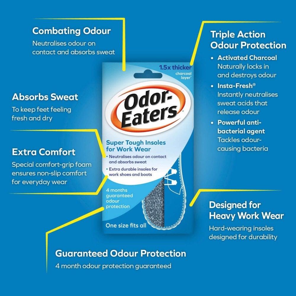 Odor Eaters Super Tough Insoles for Work Wear