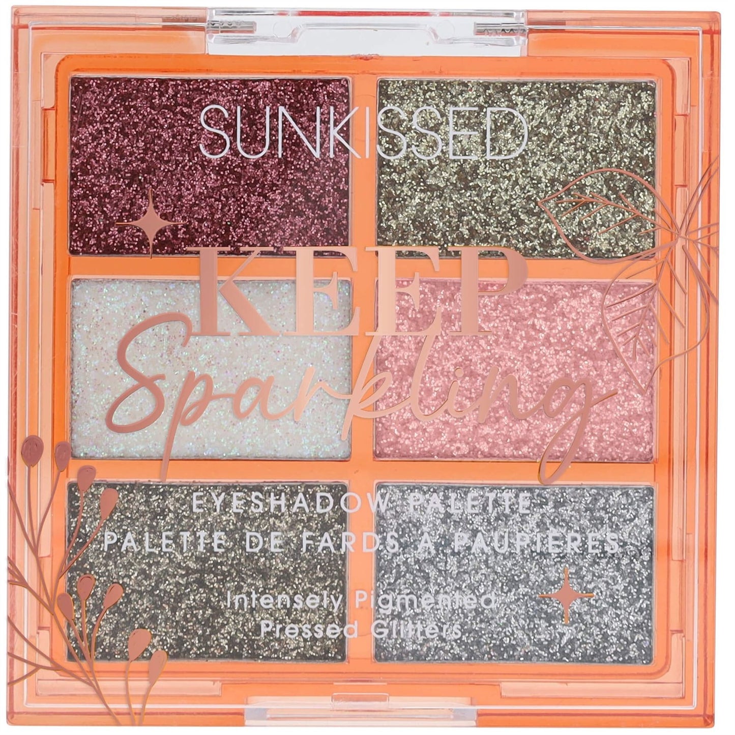 Sunkissed Glitter Eyeshadow Palette - Keep Sparkling