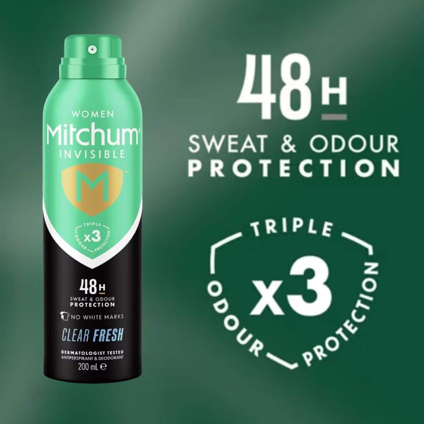 Mitchum Anti Perspirant Spray for Her - Clear Fresh - 200ml