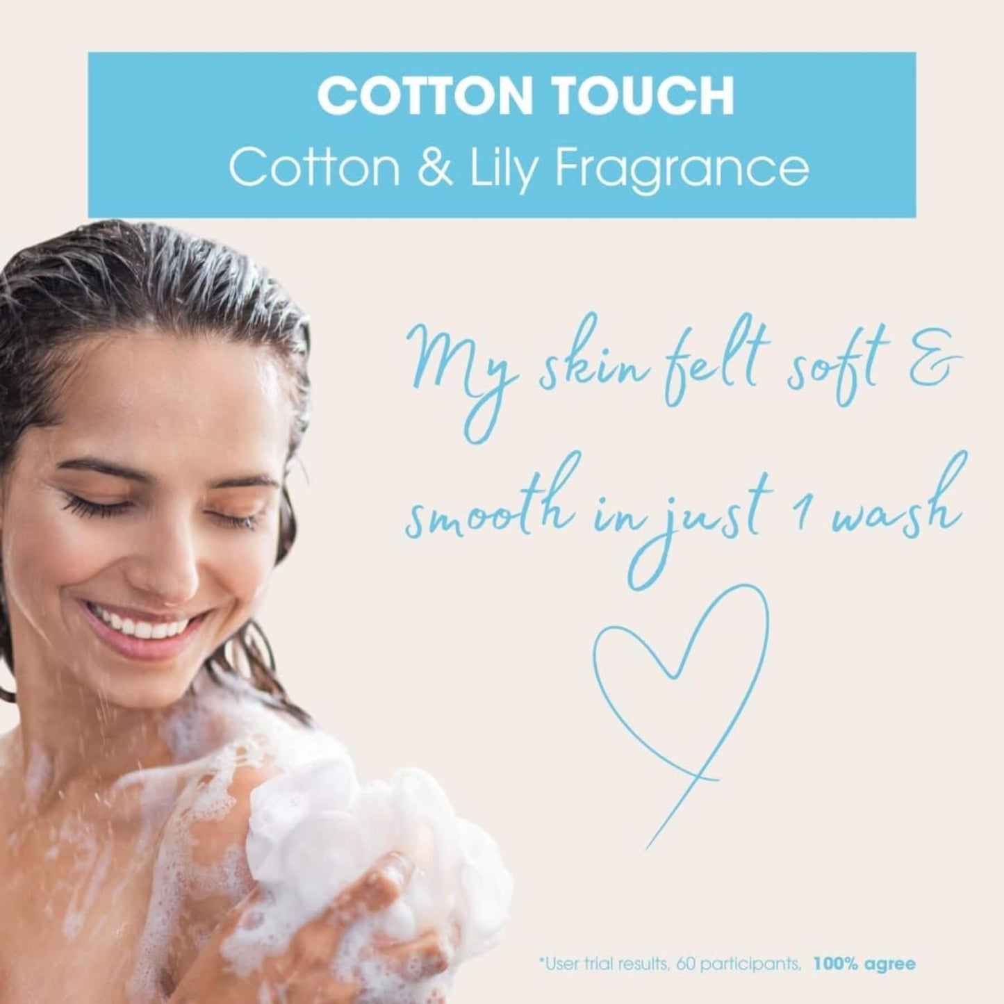 Soft & Gentle Shower Cream Cotton Touch 400ml