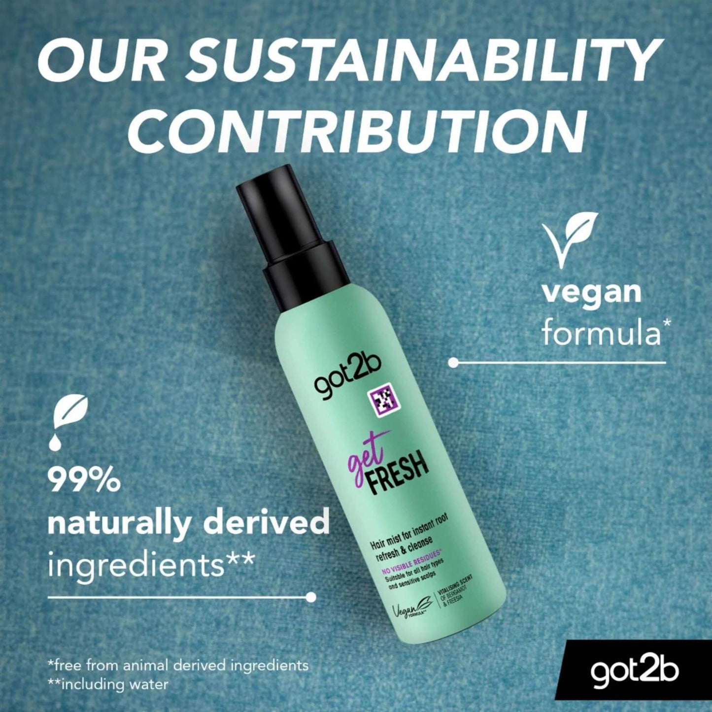 got2b Get Fresh Dry Shampoo Hair Mist 150ml