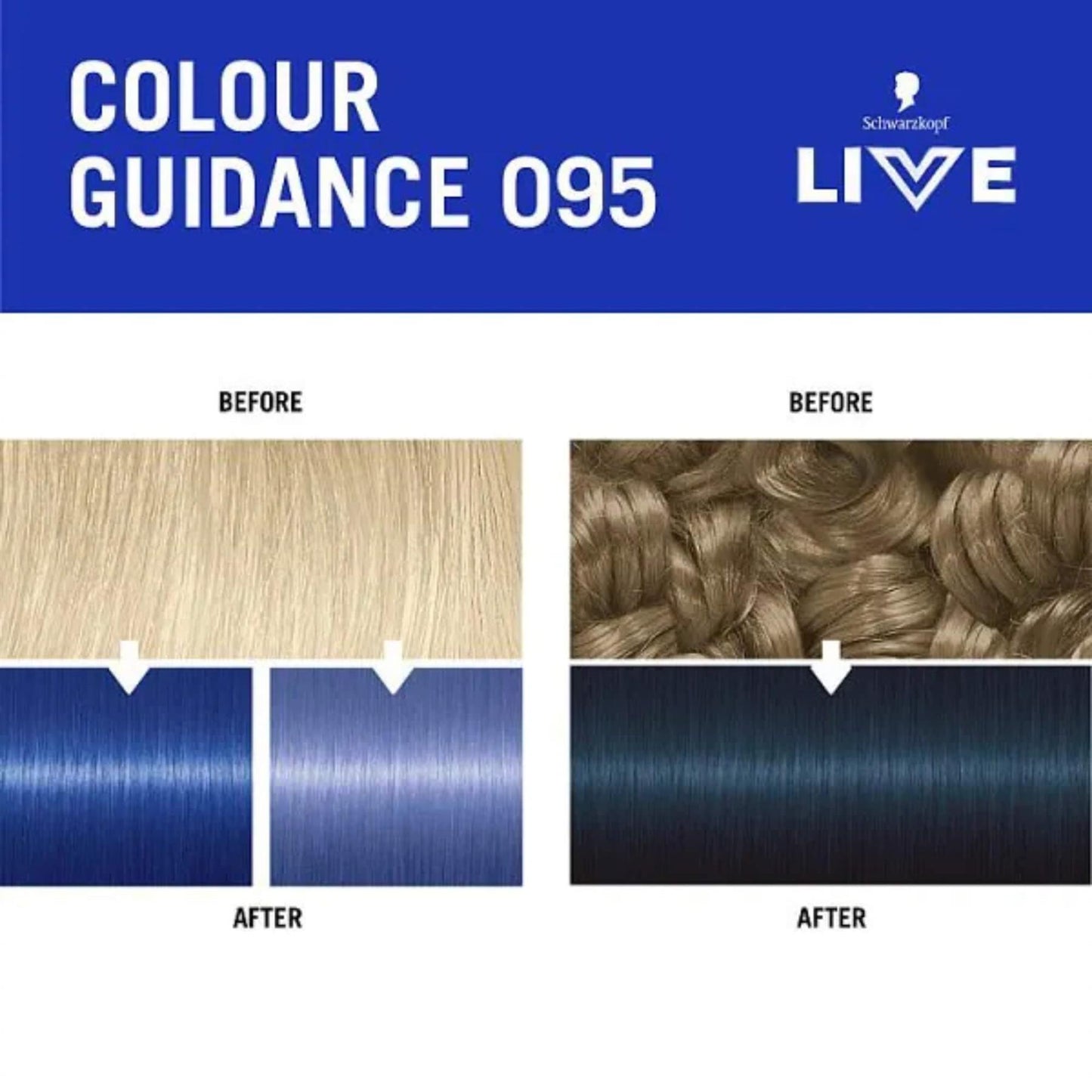 Schwarzkopf LIVE Colour Moment 095 Cobalt Blue Semi-Permanent Hair Dye
