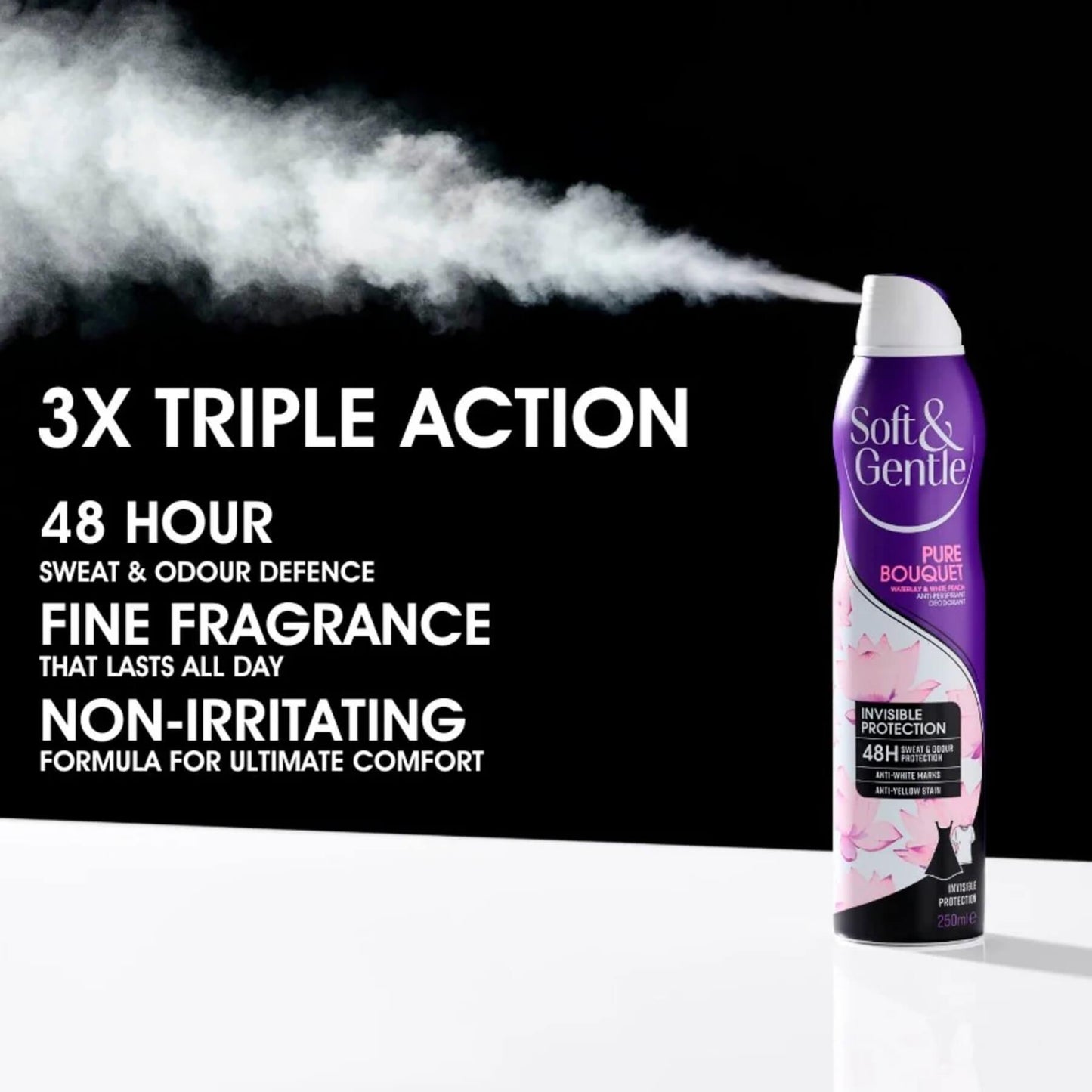Soft & Gentle Anti-Perspirant Spray - Pure Bouquet - 250ml