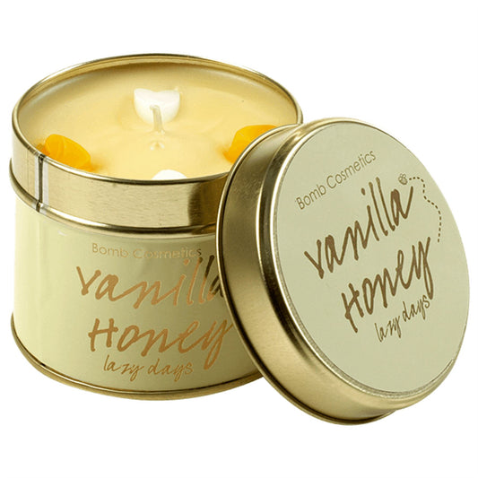 Bomb Cosmetics Tin Candle - Vanilla Honey